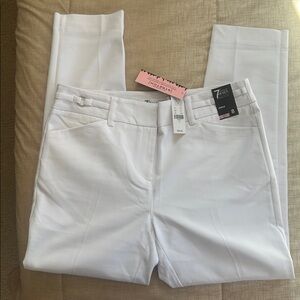 New York & Comoany 7th Ave. Ankle White Pants Size 8